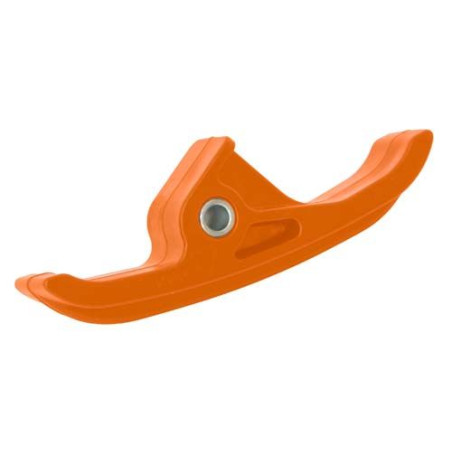 Patin de chaîne de bras oscillant RACETECH type origine - orange KTM pour KTM EXC, EXCF, SX, SXF de 2000 à 2011