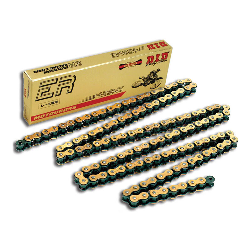 Chaîne de transmission D.I.D NZ 428 noir/or - 140 maillons