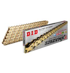 Cadena de transmisión D.I.D ZVMX 525 X-Ring - 124 eslabones