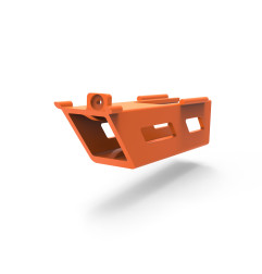 Patin d'usure de guide-chaîne RACETECH pour guide-chaîne Worx 2.0 - orange