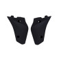 Aletas de radiador RACETECH inferiores - negro para HUSQVARNA CR 125, CR 250, WR 125, WR 250, WR 300 de 2005 a 2013
