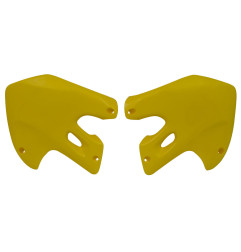 RACETECH Radiator Shrouds - Yellow Suzuki for SUZUKI RM 125, RM 250 1998-2000