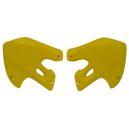 RACETECH Radiator Shrouds - Yellow Suzuki for SUZUKI RM 125, RM 250 1998-2000