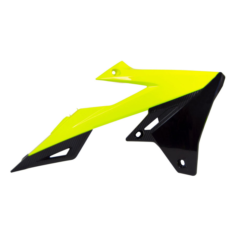 Ouïes de radiateur RACETECH réf. R-CVRMZG pour SUZUKI RMZ 250, RMZ 450 de 2018 à 2027 Ouïes de radiateur RACETECH réf. R-CVRMZG pour SUZUKI RMZ 250, RMZ 450 de 2018 à 2027