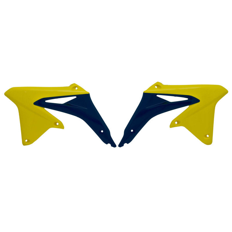RACETECH Radiator Shrouds - Yellow Suzuki/blue for SUZUKI RMZ 450 2008-2017