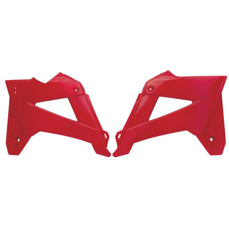 RACETECH Radiator Shrouds - Red GasGas for GAS GAS EC 125, EC 200, EC 250, EC 300, ECF 450, MC 125, MC 300 2007-2009