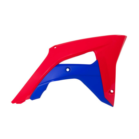 RACETECH Kühlerspoiler - Rot Honda/blau Yamaha für HONDA CRF 250, CRF 450 2017-2021