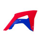 Aletas de radiador RACETECH - rojo Honda/azul Yamaha para HONDA CRF 250, CRF 450 de 2017 a 2021 Aletas de radiador RACETECH - rojo Honda/azul Yamaha para HONDA CRF 250, CRF 450 de 2017 a 2021