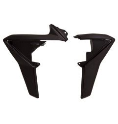 Ouïes de radiateur RACETECH supérieures - noir pour HUSQVARNA TC 449, TC 511, TE 449, TE 511 de 2011 à 2013