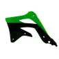 RACETECH Radiator Shrouds - Green/black for KAWASAKI KXF 450 2012-2015