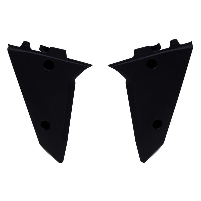 Aletas de radiador RACETECH inferiores - negro para HUSQVARNA TC, TE 250, 310, 450, 510 de 2005 a 2007