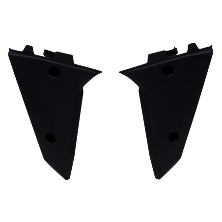 Aletas de radiador RACETECH inferiores - negro para HUSQVARNA TC, TE 250, 310, 450, 510 de 2005 a 2007