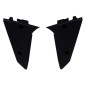Aletas de radiador RACETECH inferiores - negro para HUSQVARNA TC, TE 250, 310, 450, 510 de 2005 a 2007