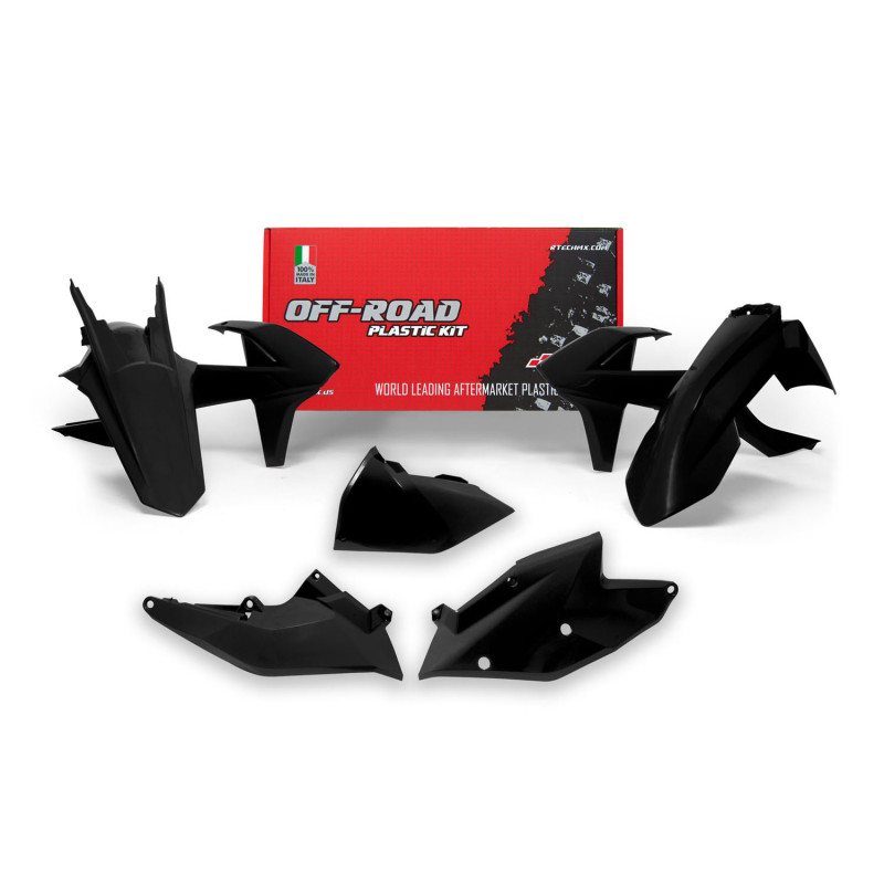RACETECH Plastic Kit (5 pieces) for KTM EXC 250, EXC 300, EXCF 250, EXCF 350, EXCF 450, EXCF 500, XCW 125 2017-2019