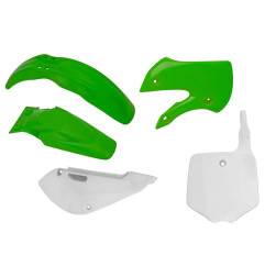 Kit de plásticos RACETECH 5 piezas para KAWASAKI KX 65 de 2001 a 2022