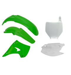 Kit de plásticos RACETECH 5 piezas para KAWASAKI KX 125, KX 250 de 2003 a 2008