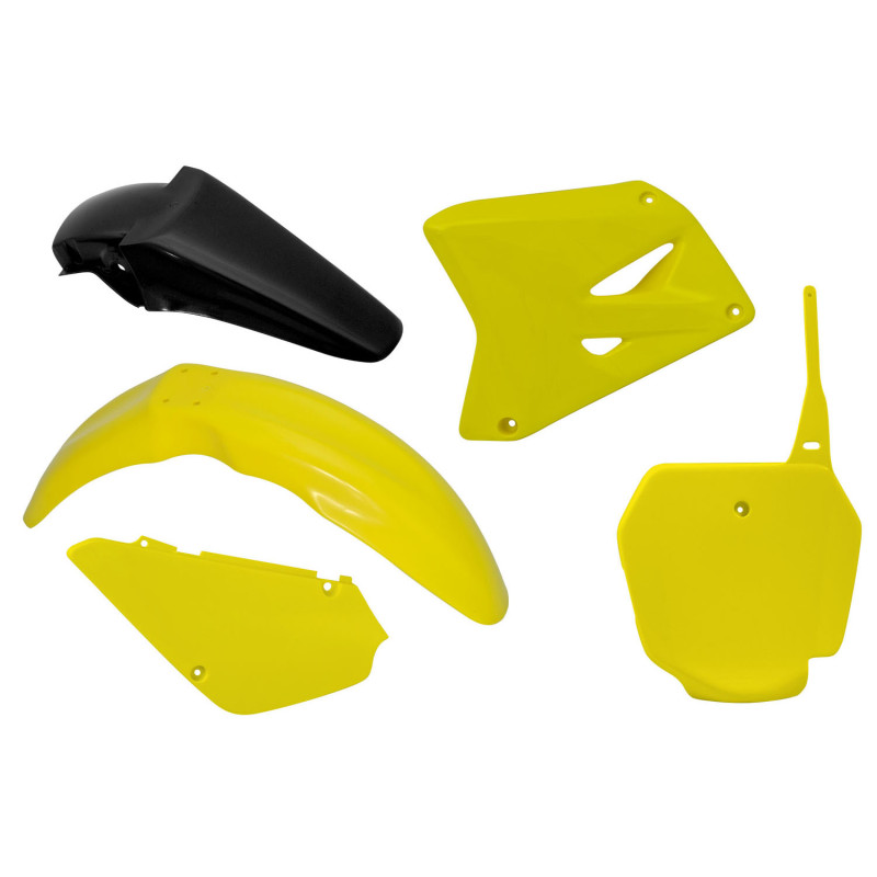 RACETECH Plastic Kit (5 pieces) - OEM colours ref. R-KITRM0-OEM-590 for SUZUKI RM 85 2000-2022 RACETECH Plastic Kit (5 pieces) - OEM colours ref. R-KITRM0-OEM-590 for SUZUKI RM 85 2000-2022