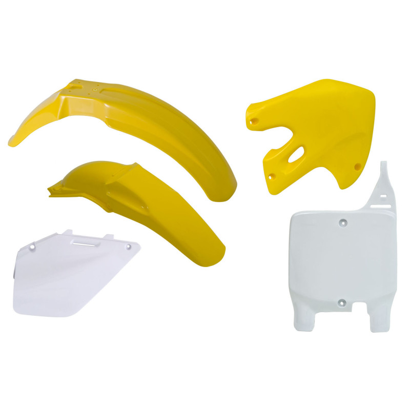 Kit plastiques RACETECH 5 pièces - couleurs d'origine pour SUZUKI RM 125, RM 250 de 1998 à 2000