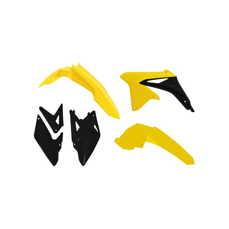 RACETECH Plastic Kit (4 pieces) - OEM colours ref. R-KITRMX-OEM-492 for SUZUKI RMX 450 2010-2018