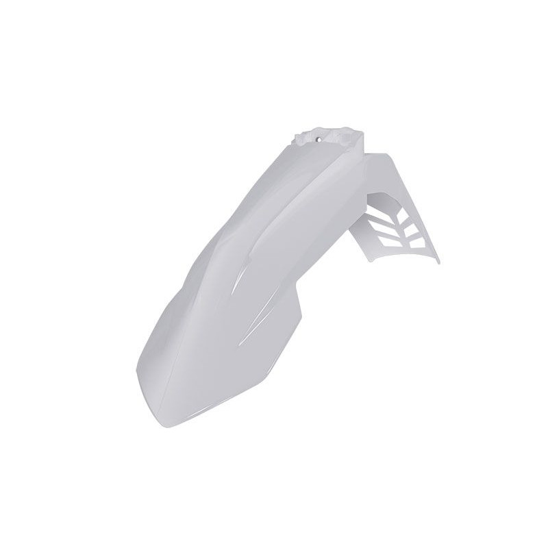 RACETECH Vented Front Fender - White for KTM EXC, EXCF, SX, SXF 125, 150, 250, 300, 350, 450, 500 2016-2023