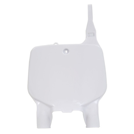 Placa portanúmeros delantera RACETECH - blanco para KAWASAKI KX 125, KX 250, KX 500 de 1994 a 2002