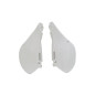 Laterales portanúmeros RACETECH - blanco para KAWASAKI KX 125, KX 250 de 1999 a 2002