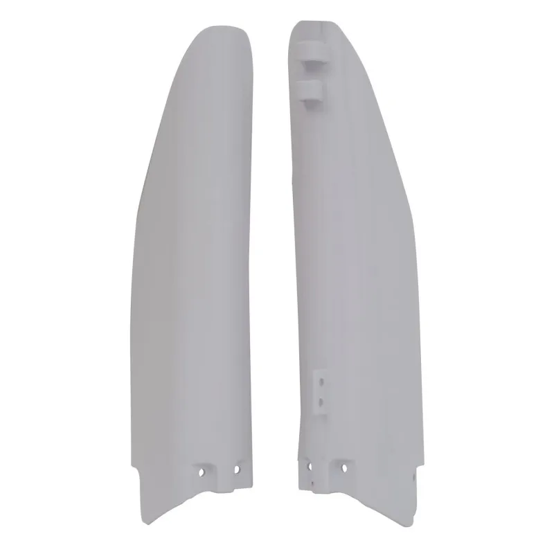 RACETECH Fork Guards - White for SUZUKI RM 125, RM 250 1999-2003