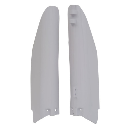 Protectores de horquilla RACETECH - blanco para SUZUKI RM 125, RM 250 de 1999 a 2003