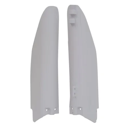 RACETECH Fork Guards - White for SUZUKI RM 125, RM 250 1999-2003