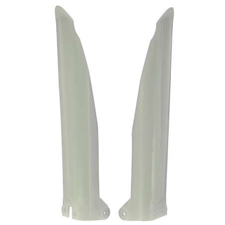 RACETECH Fork Guards - Natural for KAWASAKI KX 125, KX 250, KX 500 1994-2003