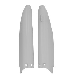 Protectores de horquilla RACETECH - blanco para SUZUKI RM 125, RM 250, RMZ 450 de 2004 a 2006