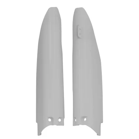 RACETECH Fork Guards - White for SUZUKI RM 125, RM 250, RMZ 450 2004-2006