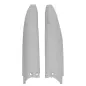 RACETECH Fork Guards - White for SUZUKI RM 125, RM 250, RMZ 450 2004-2006