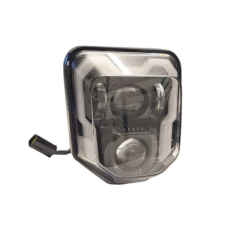 Plaque phare LED complète RACETECH homologuée pour HUSQVARNA FE 250, FE 350, FE 450, FE 501, TE 250, TE 300 de 2024 à 2026