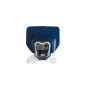 RACETECH LED-Lampenmaske komplett - blau/weiß für HUSQVARNA FE 250, FE 350, FE 450, FE 501, TE 250, TE 300 2024-2026