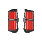 Grilles de radiateur RACETECH oversize renforcées - noir/rouge pour BETA de 2025 à 2026