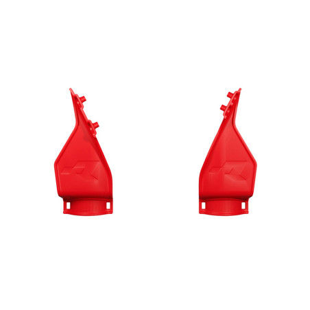 Protectores de tijas RACETECH - rojo para GAS GAS MC 125, MC 150, MC 250, MC 300, MCF 250, MCF 350, MCF 450 de 2023 a 2026