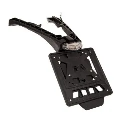 RACETECH Integra Racing License Plate Holder with LED Tail Light - Black for BETA 2020-2024