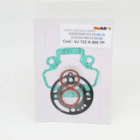 ITALKIT Zylinderdichtsatz für KAWASAKI KX 65 und SUZUKI RM 65 2000-2025