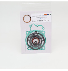 Pochette de joints haut moteur ITALKIT pour KAWASAKI KX 100 de 1998 à 2013