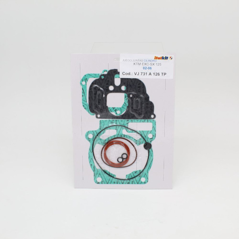 ITALKIT Top End Gasket Kit for KTM EXC 125, SX 125 2002-2006 ITALKIT Top End Gasket Kit for KTM EXC 125, SX 125 2002-2006