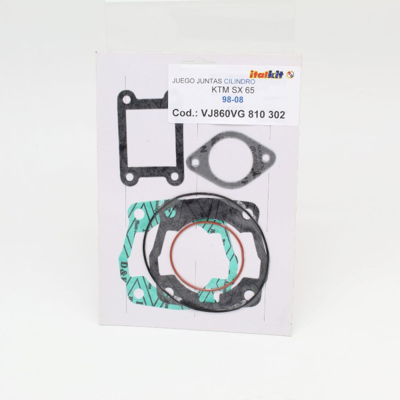 Kit de juntas de parte alta ITALKIT para KTM SX 65 de 1998 a 2008