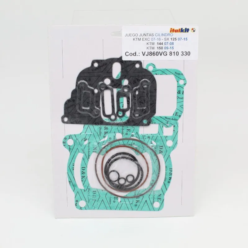 ITALKIT Top End Gasket Kit for KTM EXC 125, SX 125, SX 144 and HUSQVARNA TE 125 2007-2016