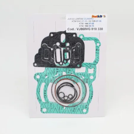 ITALKIT Top End Gasket Kit for KTM EXC 125, SX 125, SX 144 and HUSQVARNA TE 125 2007-2016