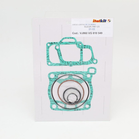 Kit de juntas de parte alta ITALKIT para SUZUKI RM 125 de 2001 a 2003