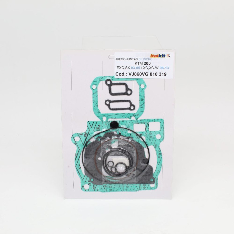ITALKIT Top End Gasket Kit for KTM EXC 200, SX 200, XCW 200 2003-2016 ITALKIT Top End Gasket Kit for KTM EXC 200, SX 200, XCW 200 2003-2016