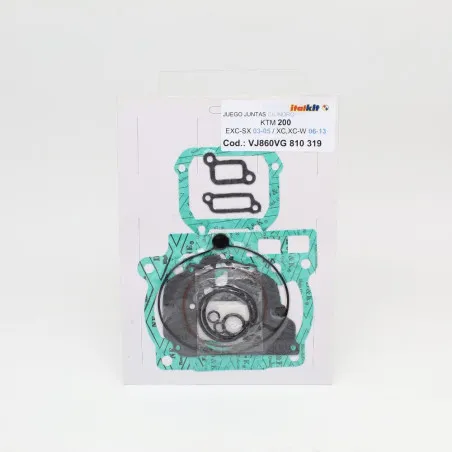 Kit de juntas de parte alta ITALKIT para KTM EXC 200, SX 200, XCW 200 de 2003 a 2016