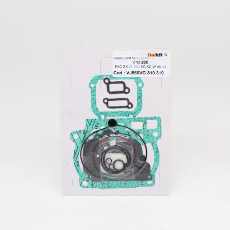 Pochette de joints haut moteur ITALKIT pour KTM EXC 200, SX 200, XCW 200 de 2003 à 2016