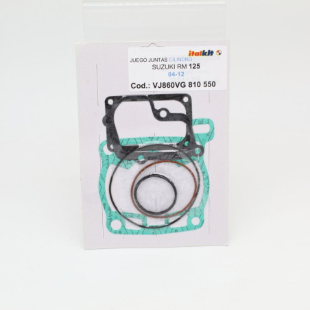 Kit de juntas de parte alta ITALKIT para SUZUKI RM 125 de 2004 a 2012