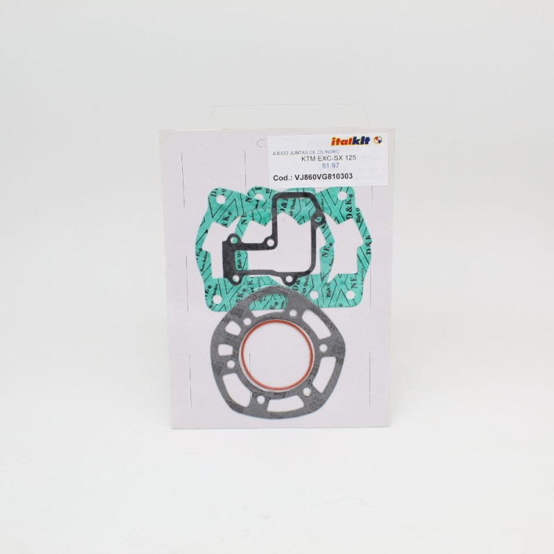 Pochette de joints haut moteur ITALKIT pour KTM EXC 125, SX 125 de 1991 à 1997